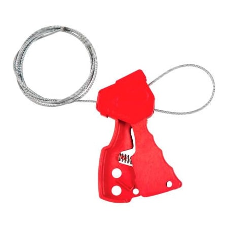 Brady Brady 65318 Cable Lockout With 6' L Cable, Nylon, 1-1/8"W x 6-1/2"H 65318